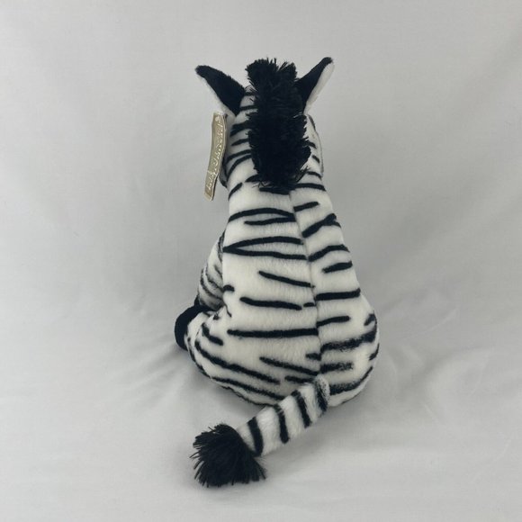 Aurora Destination Nation Zebra 12” Plush Stuffed Animal Toy Jungle Safari - Picture 3 of 8